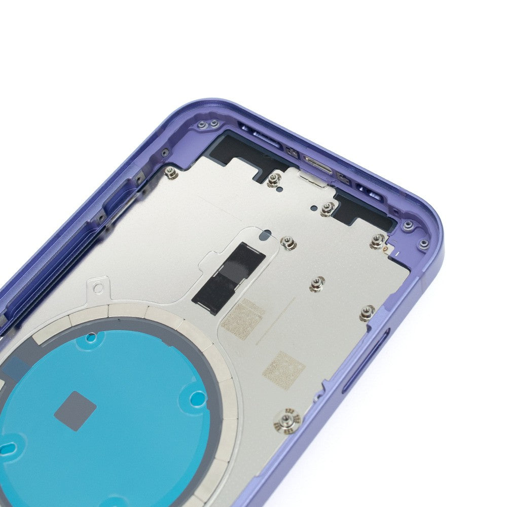 Rear Housing for iPhone 12 (NO LOGO)-Purple Rear Housing for iPhone 12 (NO LOGO)-Purple